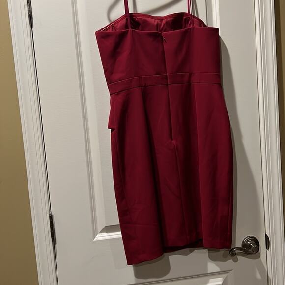 Aidan By Aidan Mattox Strapless Cocktail Mini Dress Size 12 - Picture 5 of 7
